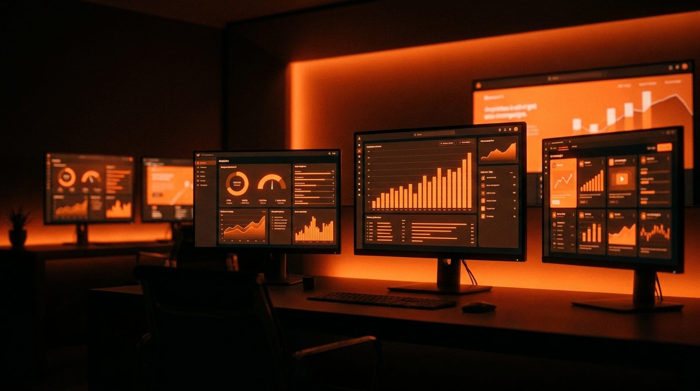 Performance-Dashboards, über die das Anzeigensystem gesteuert wird